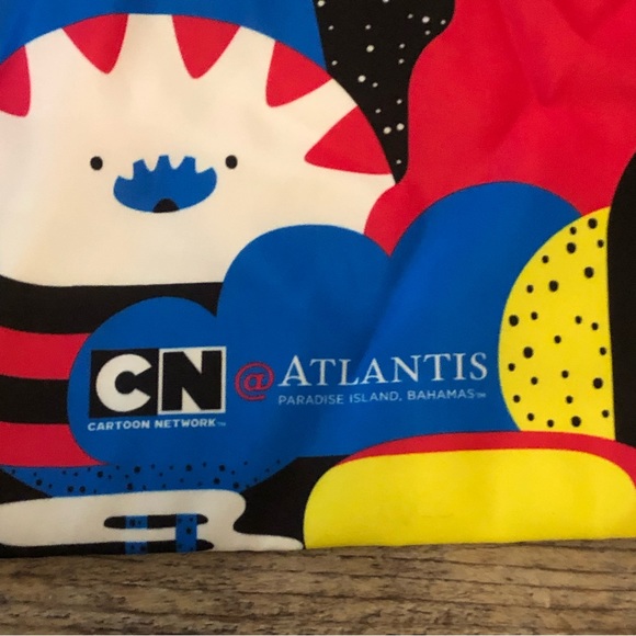 Cartoon Network Adventure Time Atlantis Bahamas Drawstring BackPack Cinch bag - Picture 4 of 4